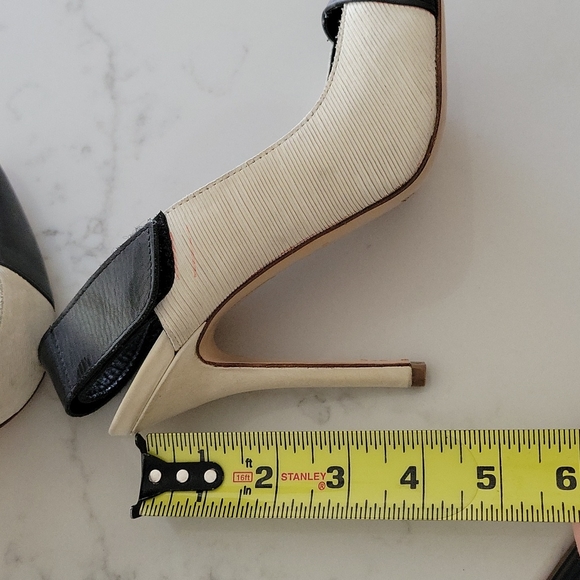 Stelle Monelle eggwhite and black heels - Picture 6 of 7